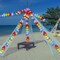 6 Pcs 10ft Light up Flower Lei Garland Hawaiian Flower Banner with LED Light Strings Tropical Luau Party Supplies for Summer Party Decorations Luau Theme Wedding Event Festivals Birthdays